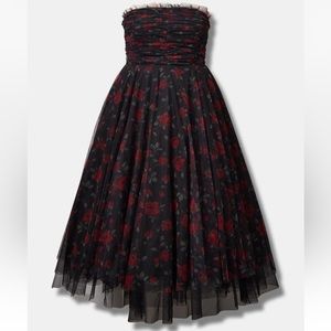 Betsey Johnson x Torrid Rose Tulle Dress